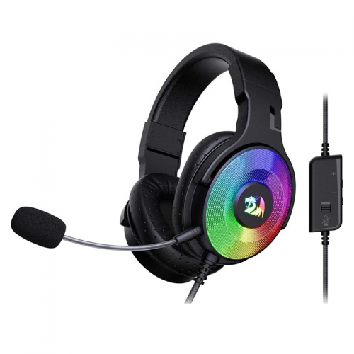 Redragon H350 Pandora RGB Wired Gaming Headset - Black
